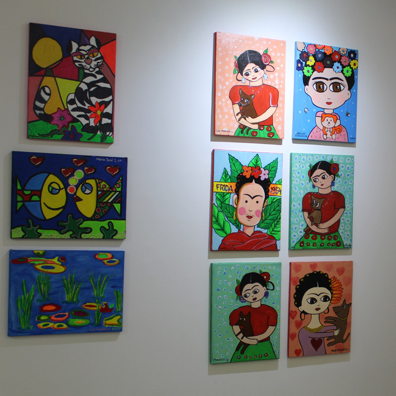 tobias emanuel muestra arte colectivo para artistas con discapacidad con luz propia 3