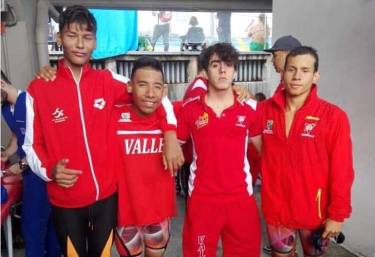 juan esteban garcia para natacion valle del cauca tobias emanuel equipo