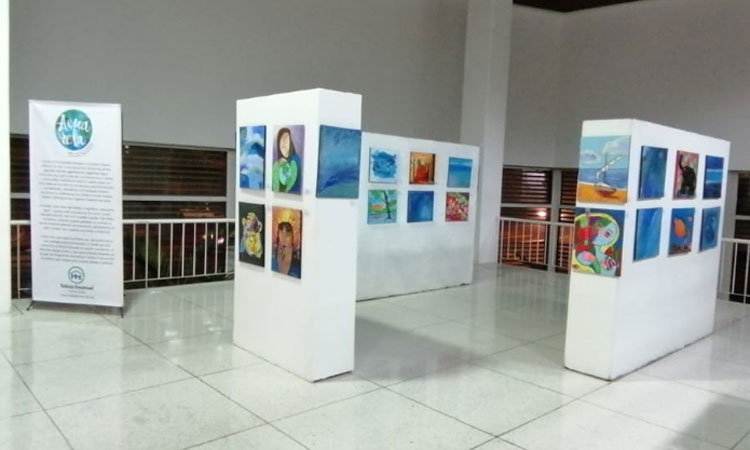 exposicion artistica acuarela tobias emanuel en el centro cultural comfandi 2