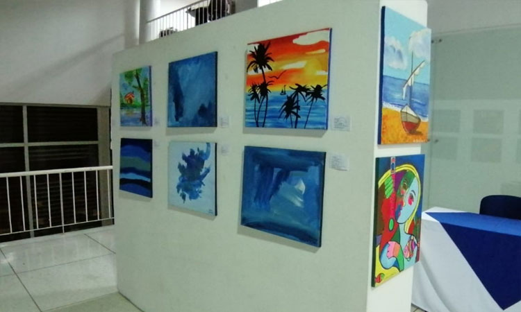 exposicion artistica acuarela tobias emanuel en el centro cultural comfandi 3
