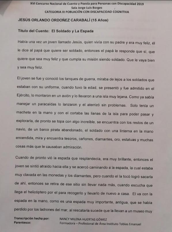 jesus orlando ordonez tobias emanuel concurso nacional poesia 2019 2