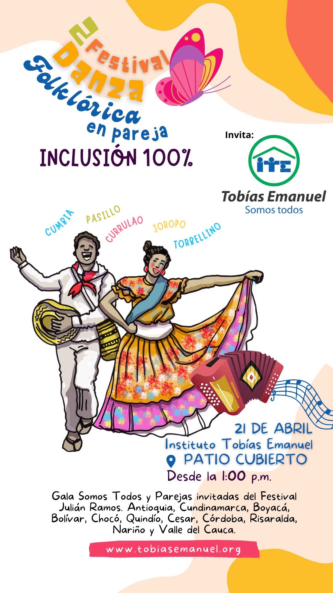 Regresa El 2o Festival De Danza Folclórica En Pareja “somos Todos” Inclusión Al 100 5629